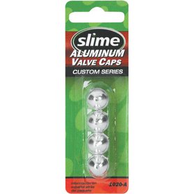 Čepička ventilku SLIME VALVE STEM CAP stříbrné